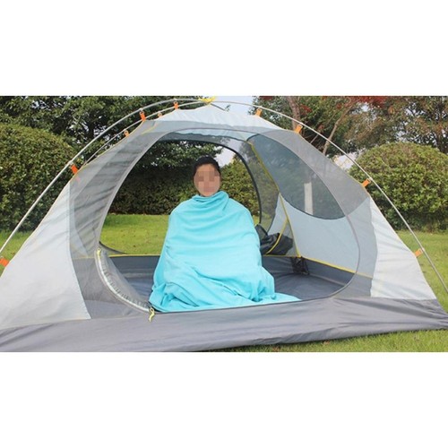 Fleece sleeping bag - sleeping, compact